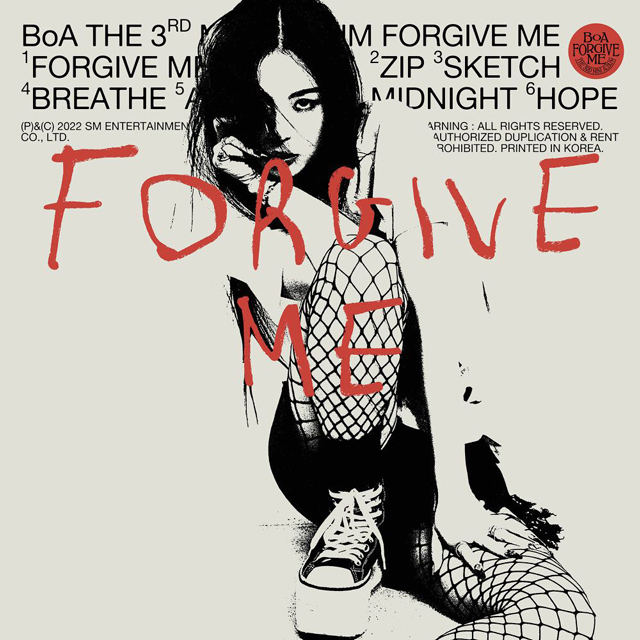 BoA The 3rd Mini Album ‘Forgive Me’